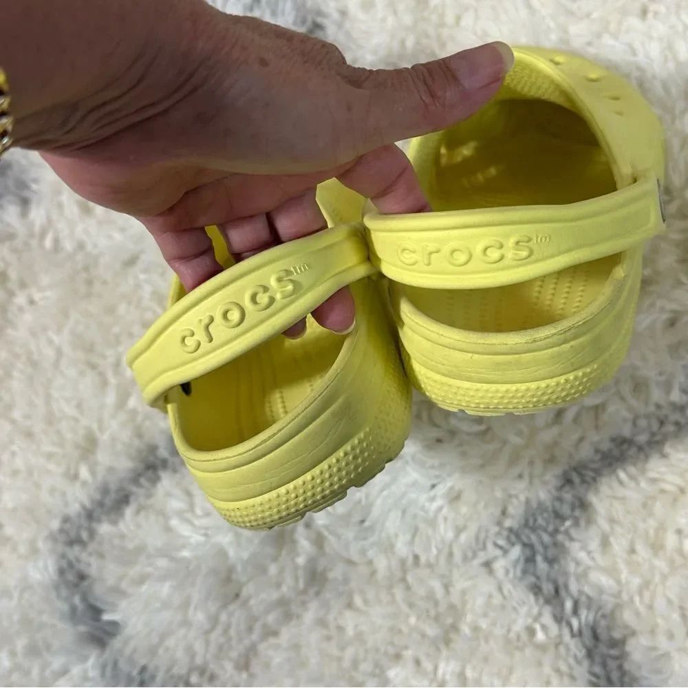CROCS Kids Yellow Water Shoes - Picture 2 of 7